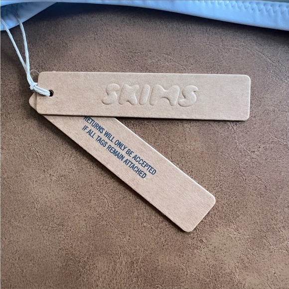 NWT SKIMS Pacific Blue Sporty Zipper Strapless One Piece Bathing Suit Size 2X - Picture 11 of 13